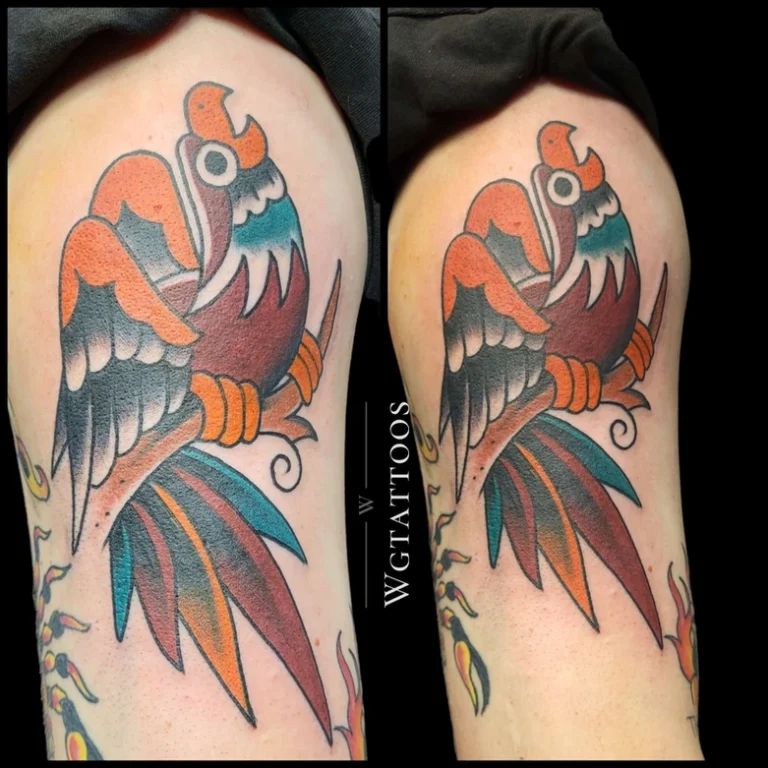 Colour tattoo by Wayne Goodwin