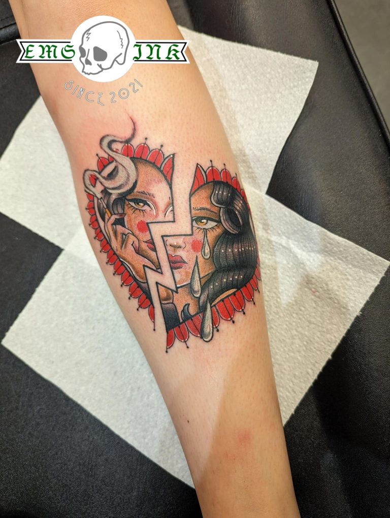 Colour tattoo by Em Louise