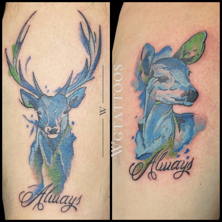 Colour tattoo by Wayne Goodwin