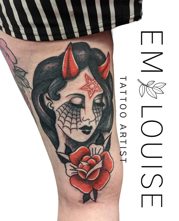 Colour tattoo by Em Louise