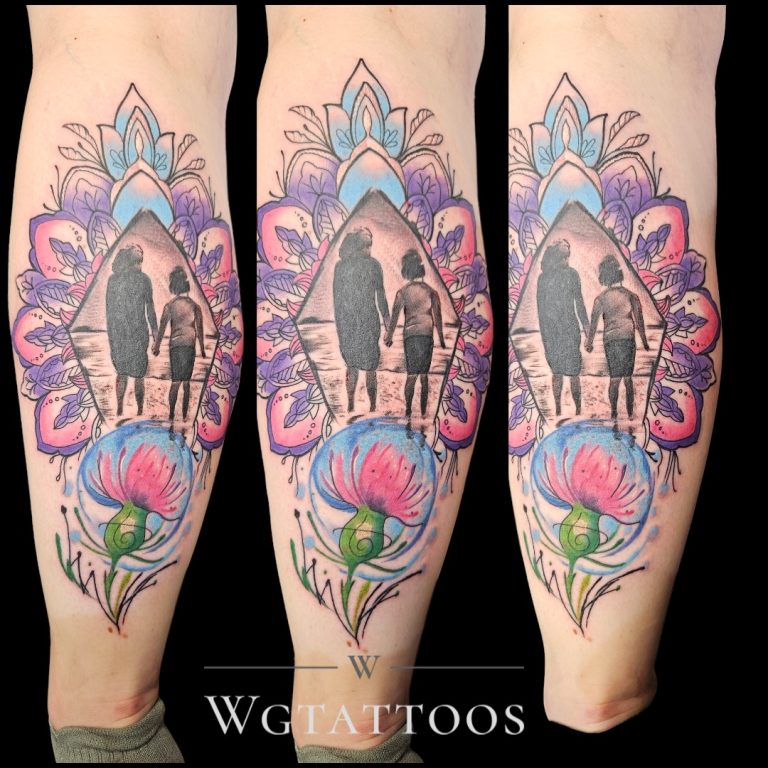 Colour tattoo by Wayne Goodwin