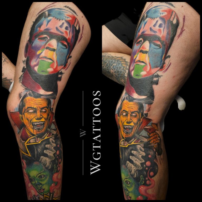 Colour tattoo by Wayne Goodwin