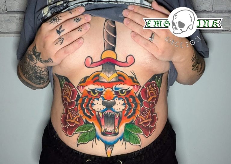 Colour tattoo by Em Louise