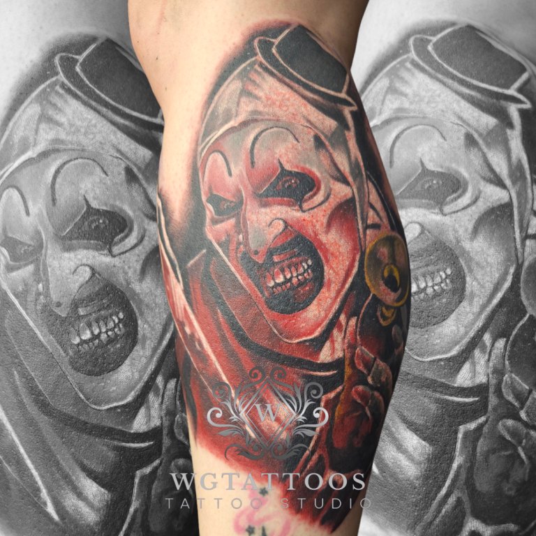 Colour tattoo by Wayne Goodwin
