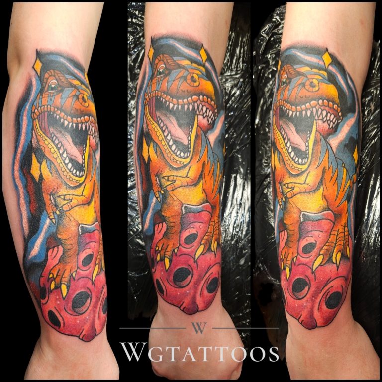 Colour tattoo by Wayne Goodwin