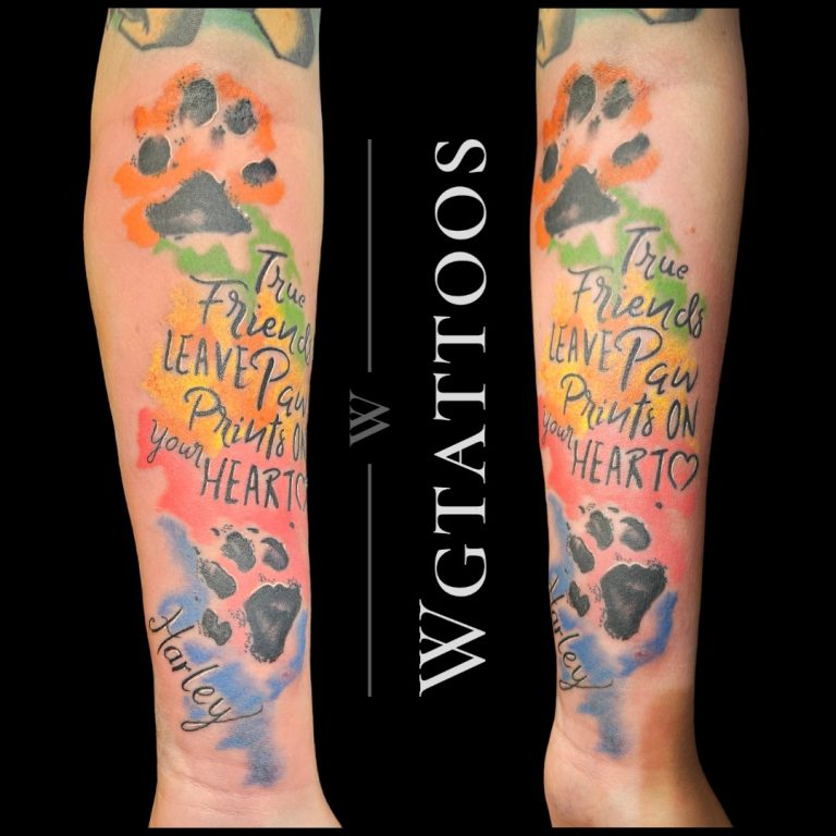 Colour tattoo by Wayne Goodwin