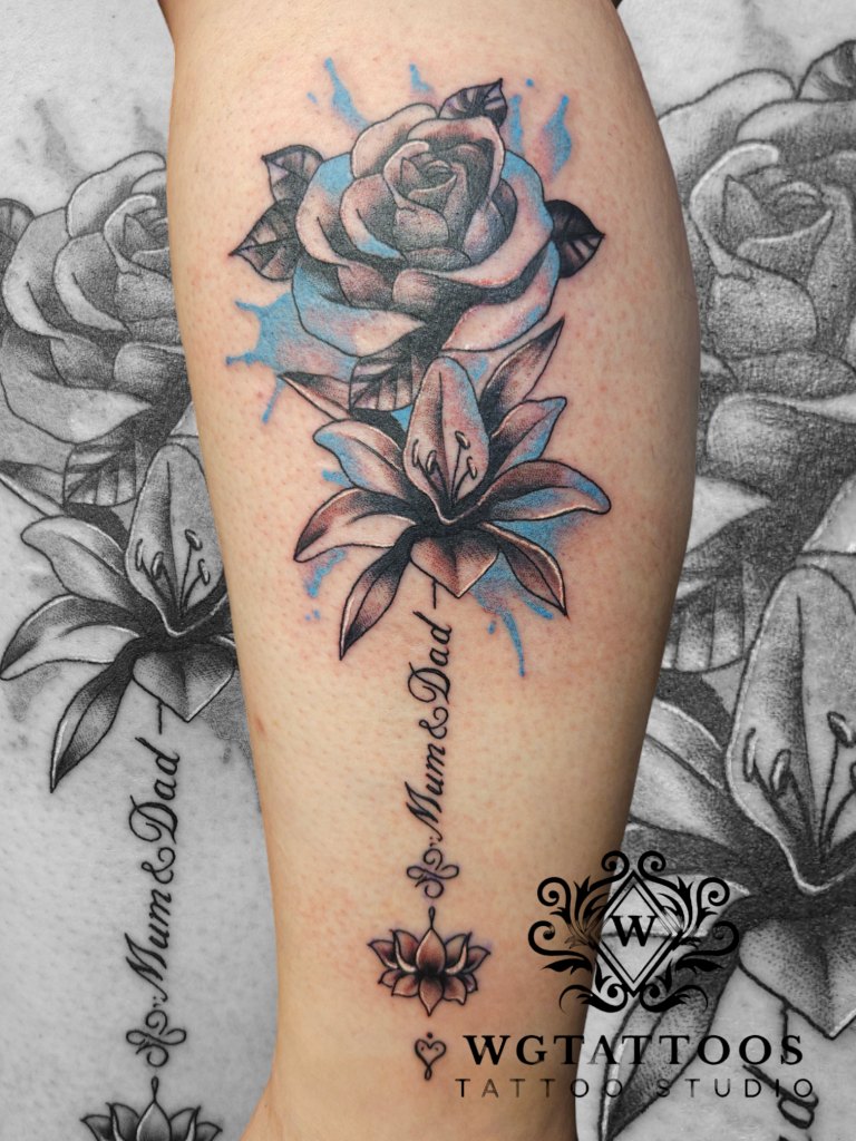 Colour tattoo by Wayne Goodwin