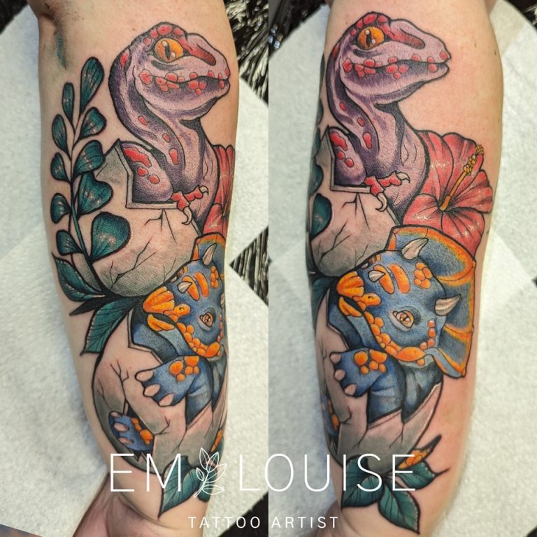 Colour tattoo by Em Louise