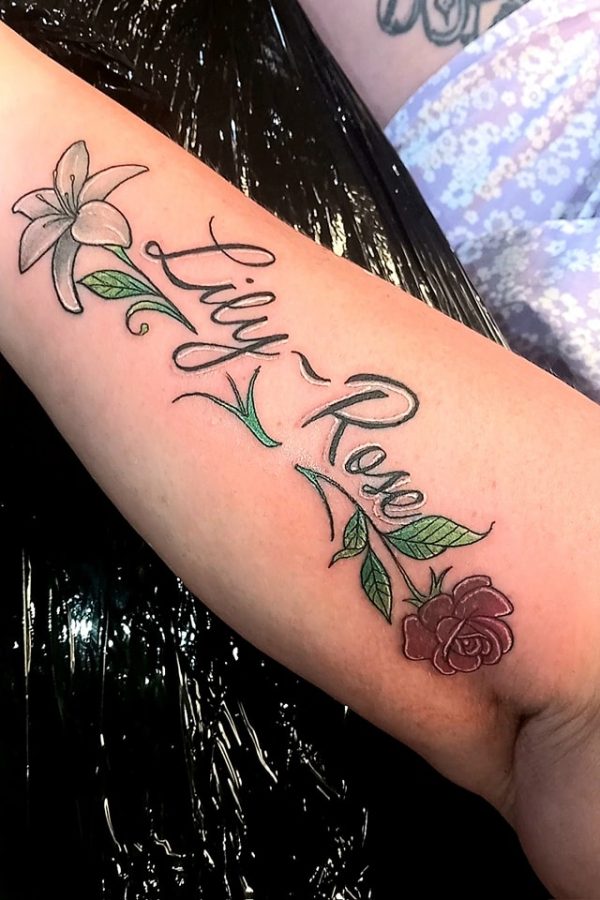 Colour tattoo by Leah Lillian
