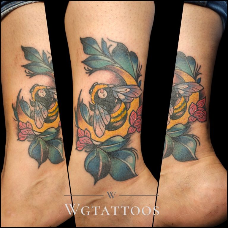 Colour tattoo by Wayne Goodwin
