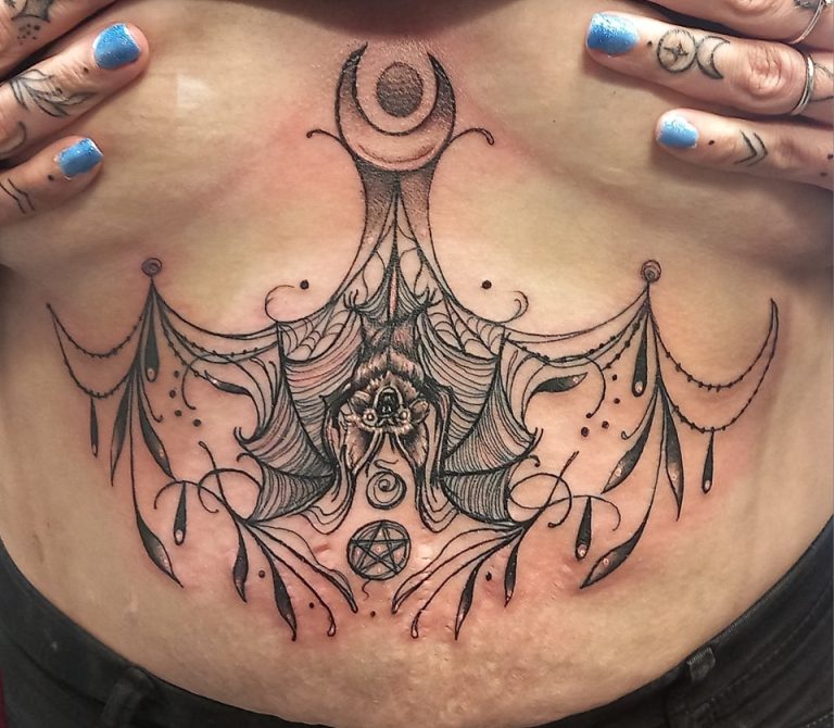 Black and grey tattoo by Leah Lillian