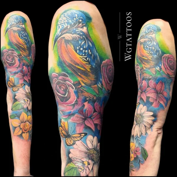 Colour tattoo by Wayne Goodwin