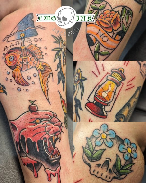 Colour tattoo by Em Louise