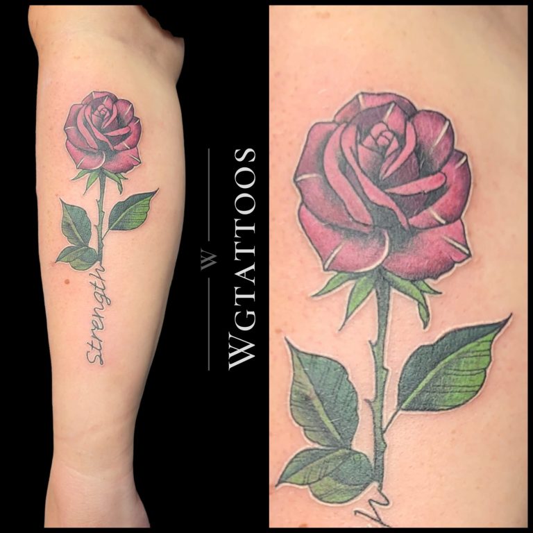 Colour tattoo by Wayne Goodwin