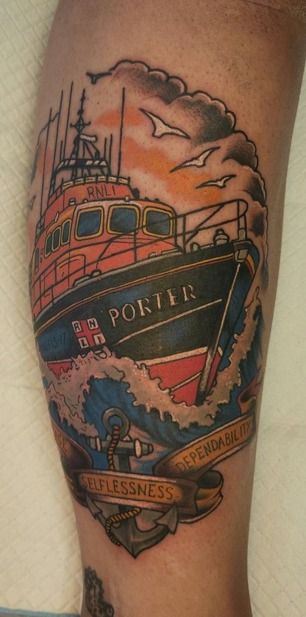 Colour tattoo by Wayne Goodwin