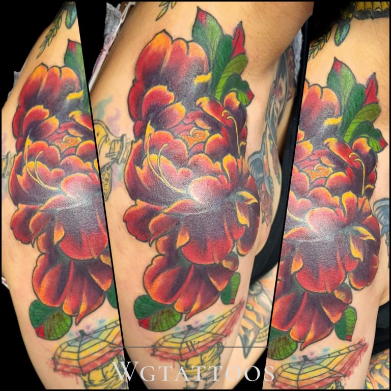 Colour tattoo by Wayne Goodwin