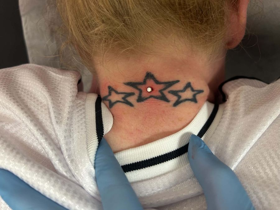 A piercing by Lana