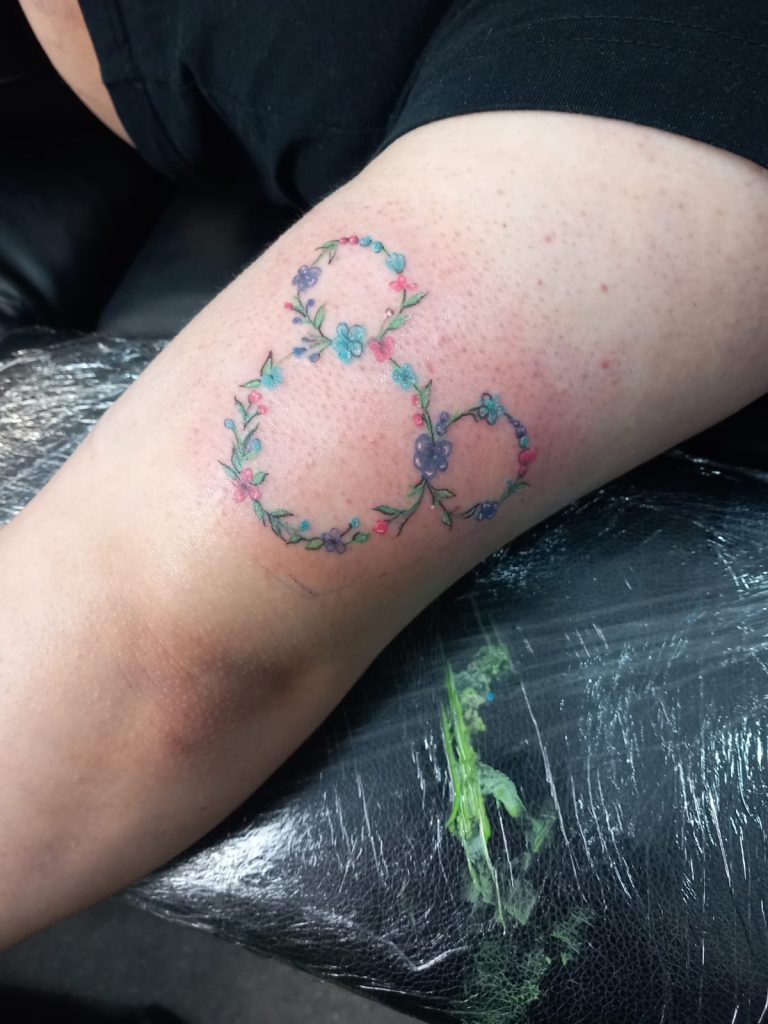 Colour tattoo by Leah Lillian