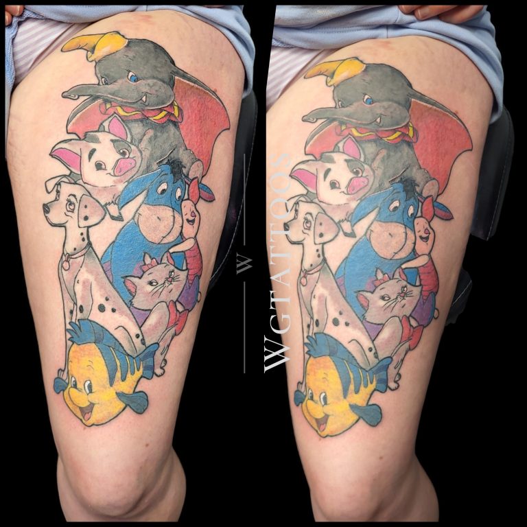 Colour tattoo by Wayne Goodwin