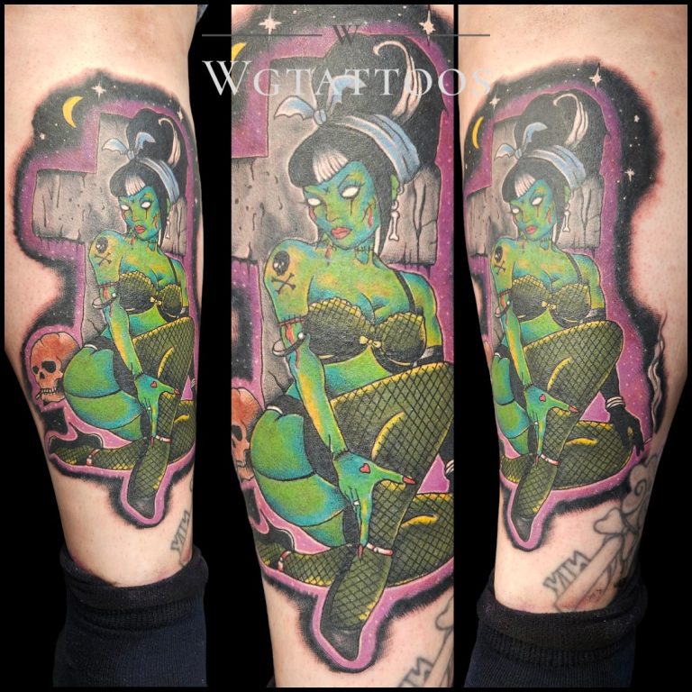 Colour tattoo by Wayne Goodwin