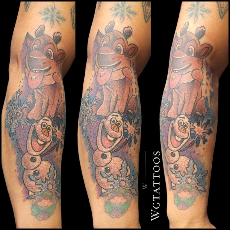 Colour tattoo by Wayne Goodwin
