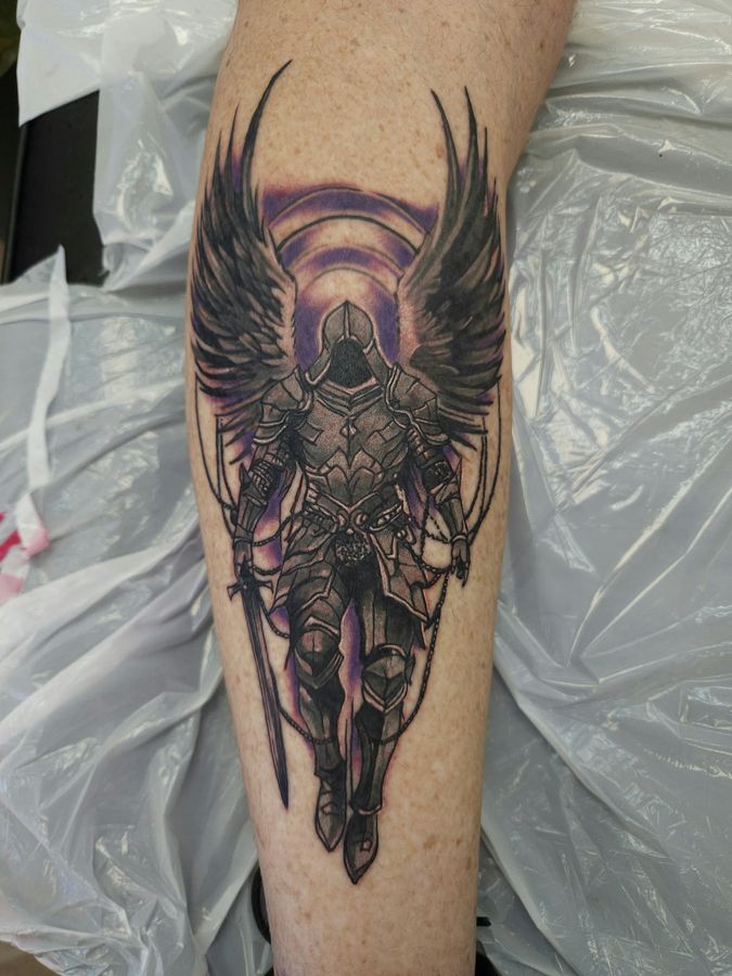 Colour tattoo by Wayne Goodwin