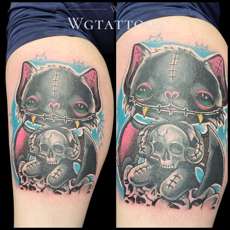 Colour tattoo by Wayne Goodwin