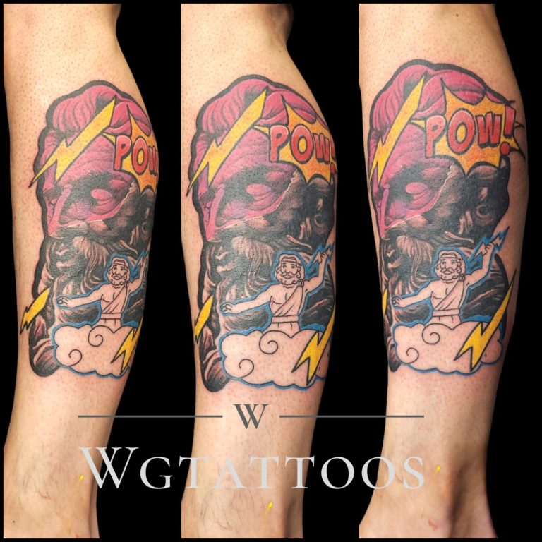 Colour tattoo by Wayne Goodwin