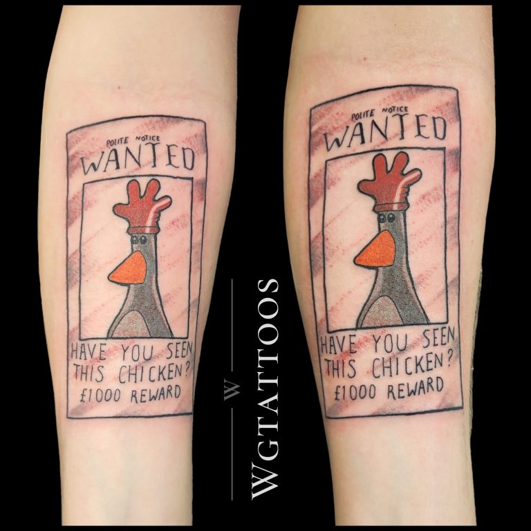 Colour tattoo by Wayne Goodwin