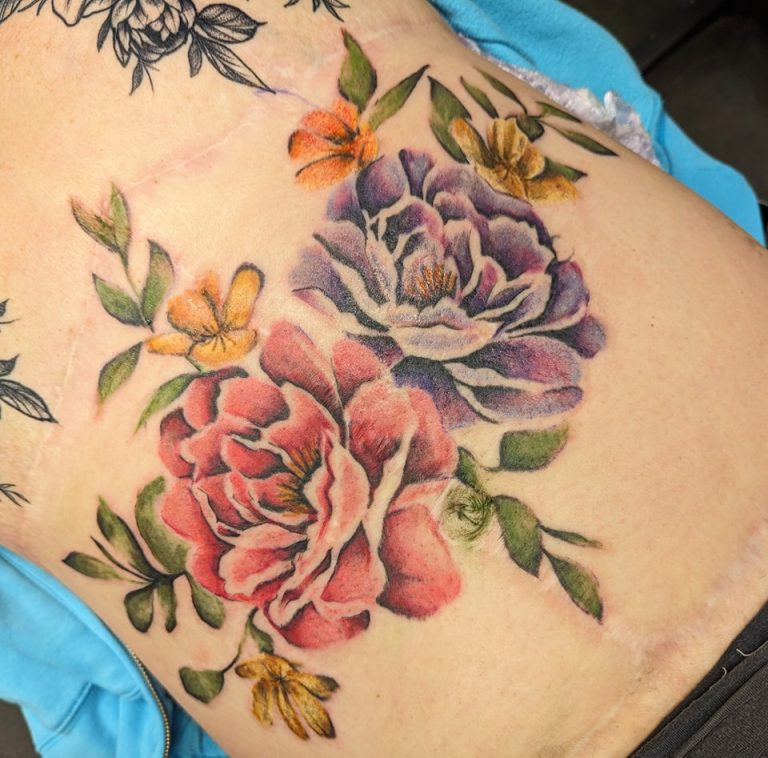 Colour tattoo by Em Louise