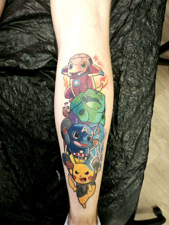 Colour tattoo by Wayne Goodwin