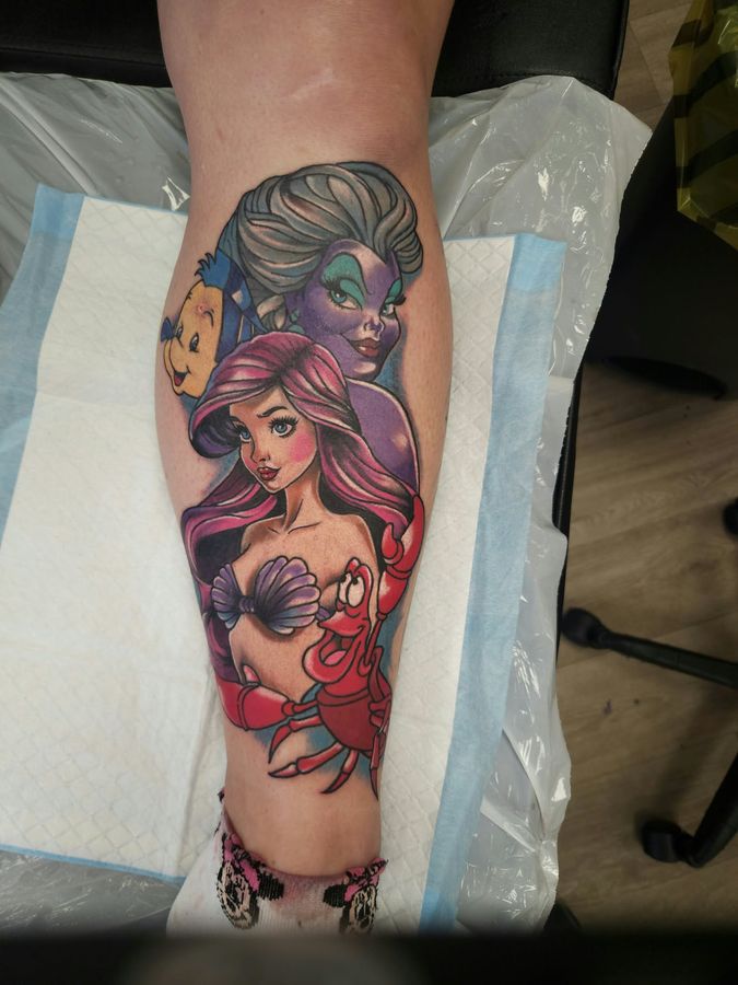 Colour tattoo by Wayne Goodwin