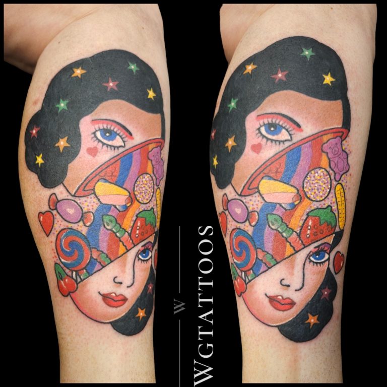 Colour tattoo by Wayne Goodwin
