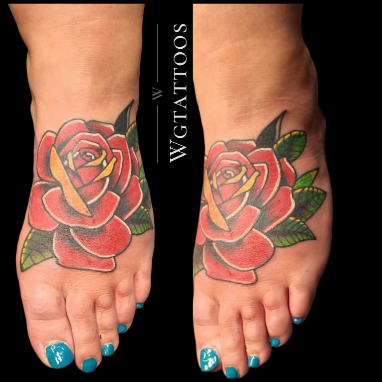 Colour tattoo by Wayne Goodwin