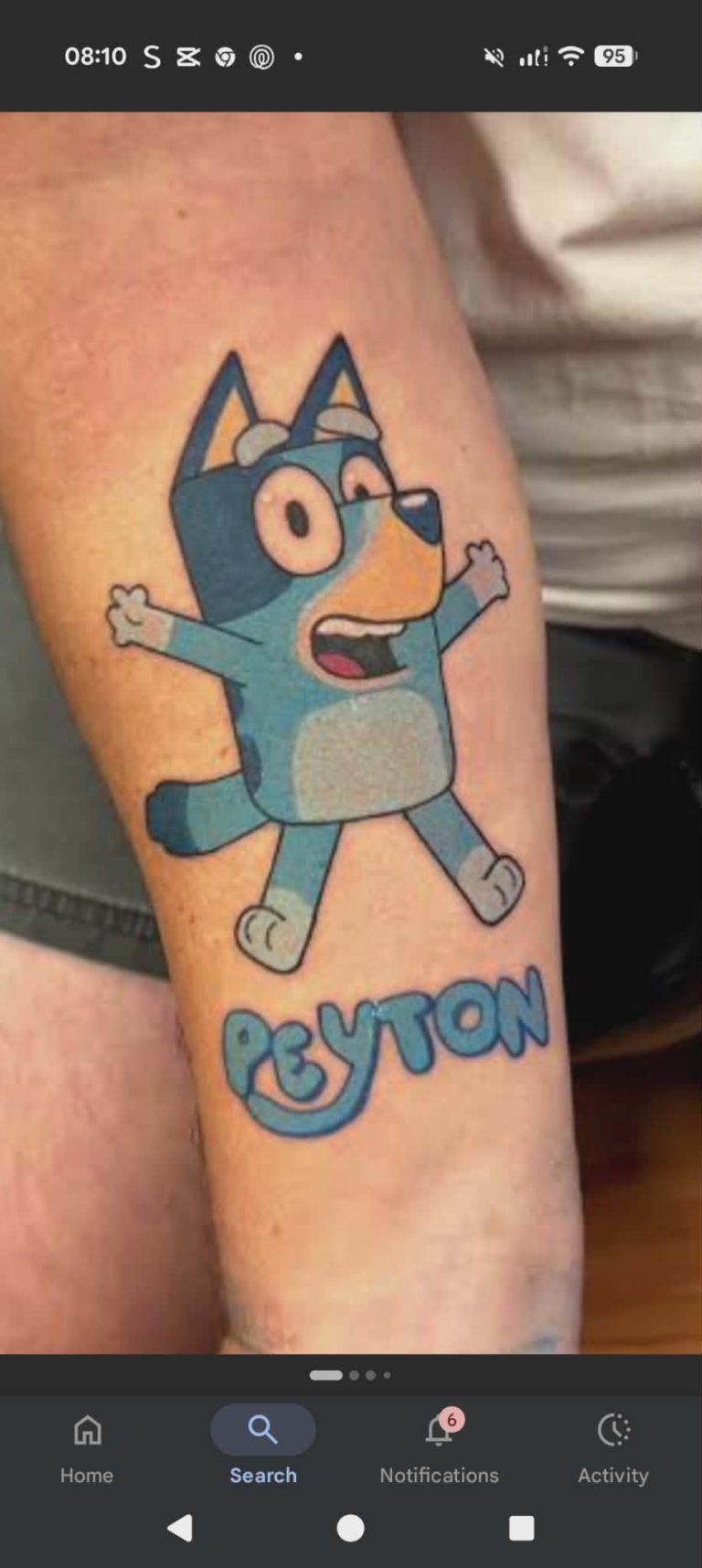 Colour tattoo by Wayne Goodwin