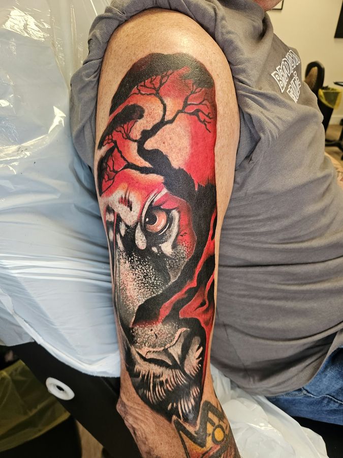 Colour tattoo by Wayne Goodwin